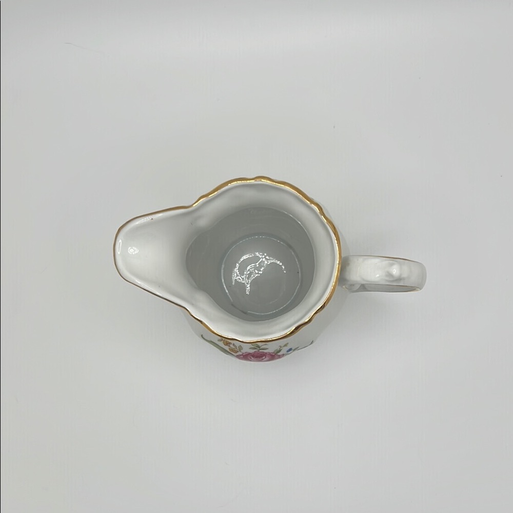 Vintage Creamer Winterling Bavaria Porcelain Floral Gold Accents - Picture 6 of 10